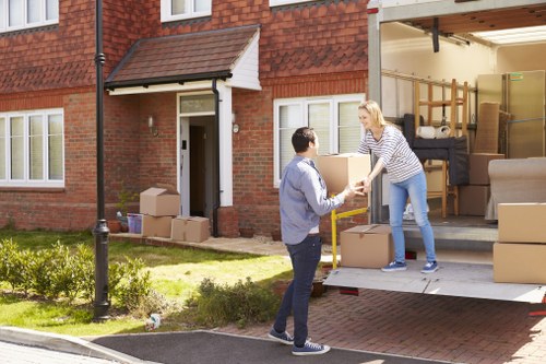 Local Stratford moving team planning a residential relocation route